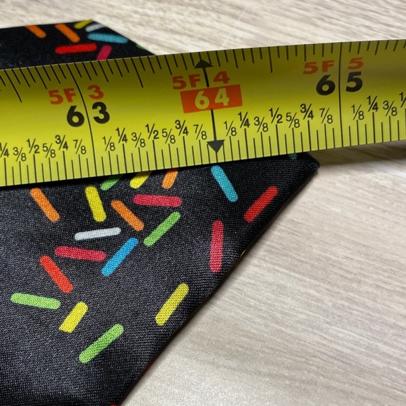 Amscan It’s My B-Day Black Tie with Colorful Sprinkles - Picture 13 of 14